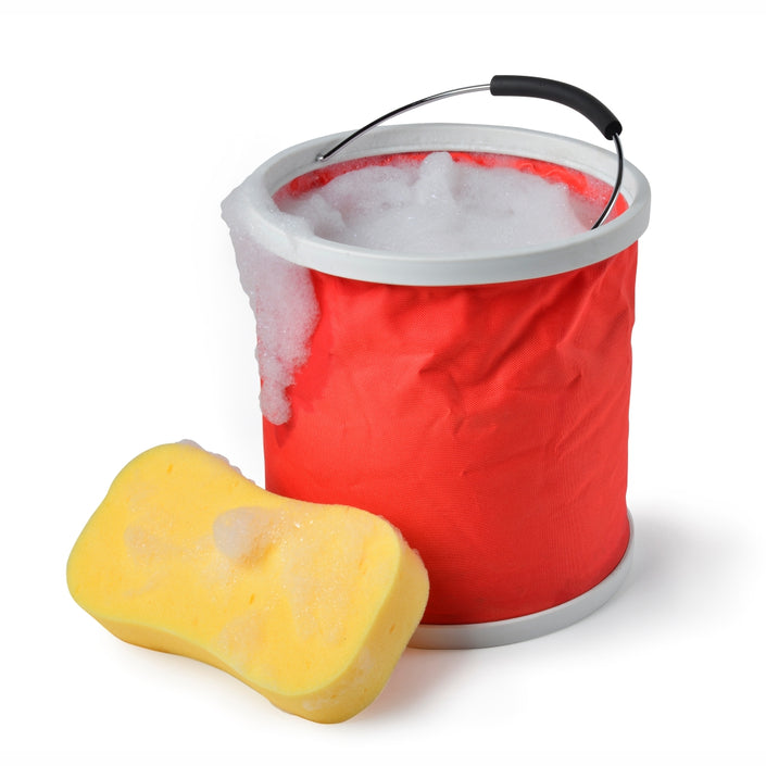 BUCKET INA BAG™ Collapsible Waterproof Flatpack Bucket 11L - Red