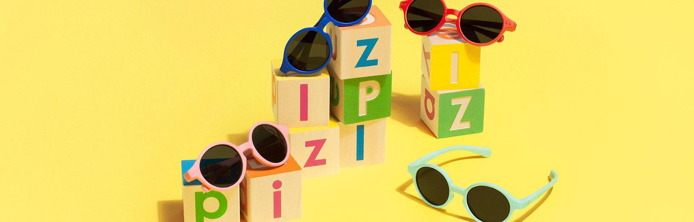 Load image into Gallery viewer, IZIPIZI PARIS Sun Baby Sunglasses - Denim Blue (0-12 MONTHS) **CLEARANCE**