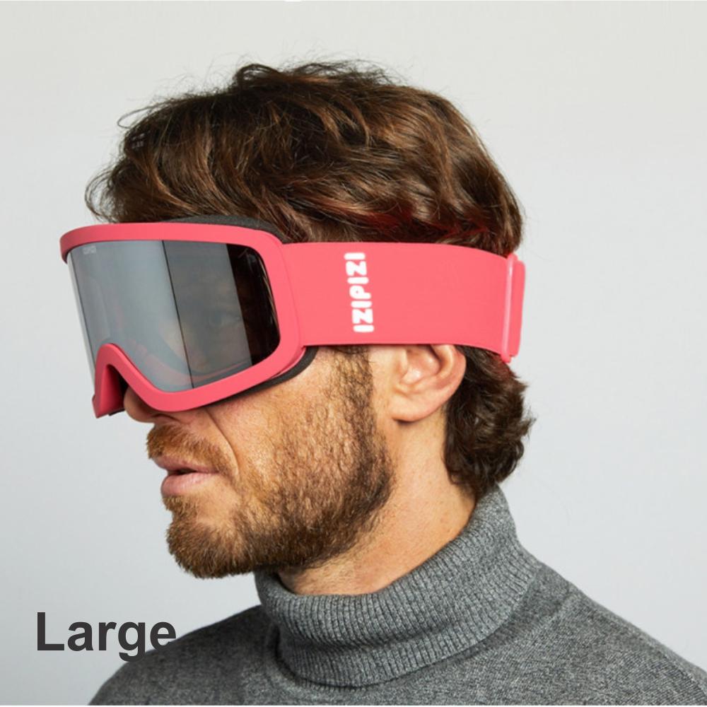 Load image into Gallery viewer, IZIPIZI PARIS Adult Snow Goggles - LARGE - Pink **CLEARANCE**