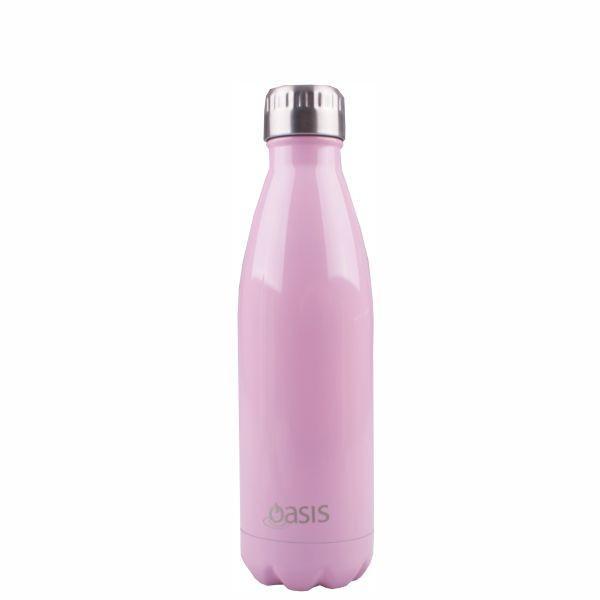 OASIS Drink Bottle 500ml Stainless Insulated - Powder Pink **CLEARANCE**