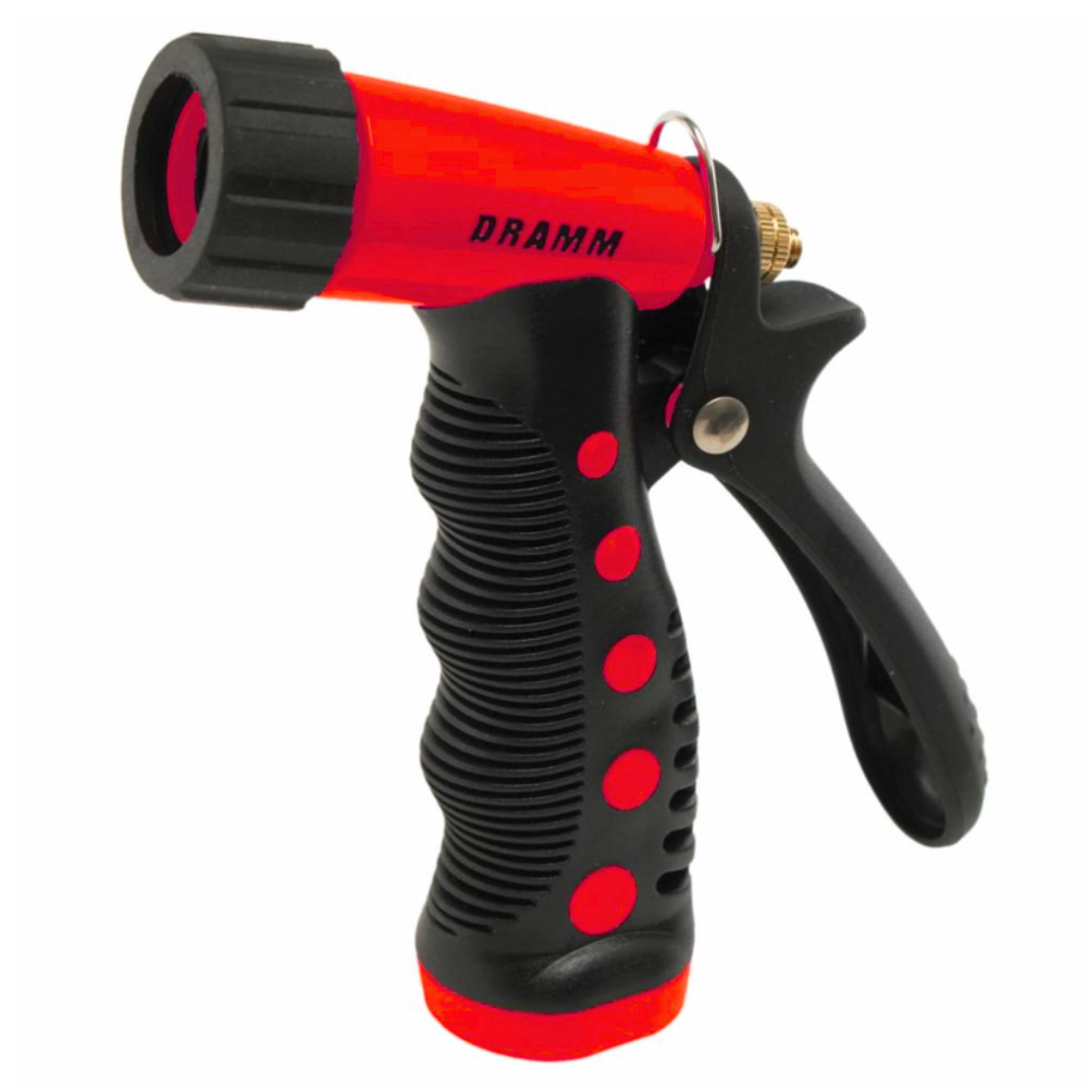 DRAMM Touch N Flow Pistol Style Watering Gun - Red