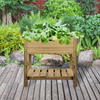 ESSCHERT DESIGN Wooden Raised Garden Bed Light Washed - Extra Large **Limited Edition**