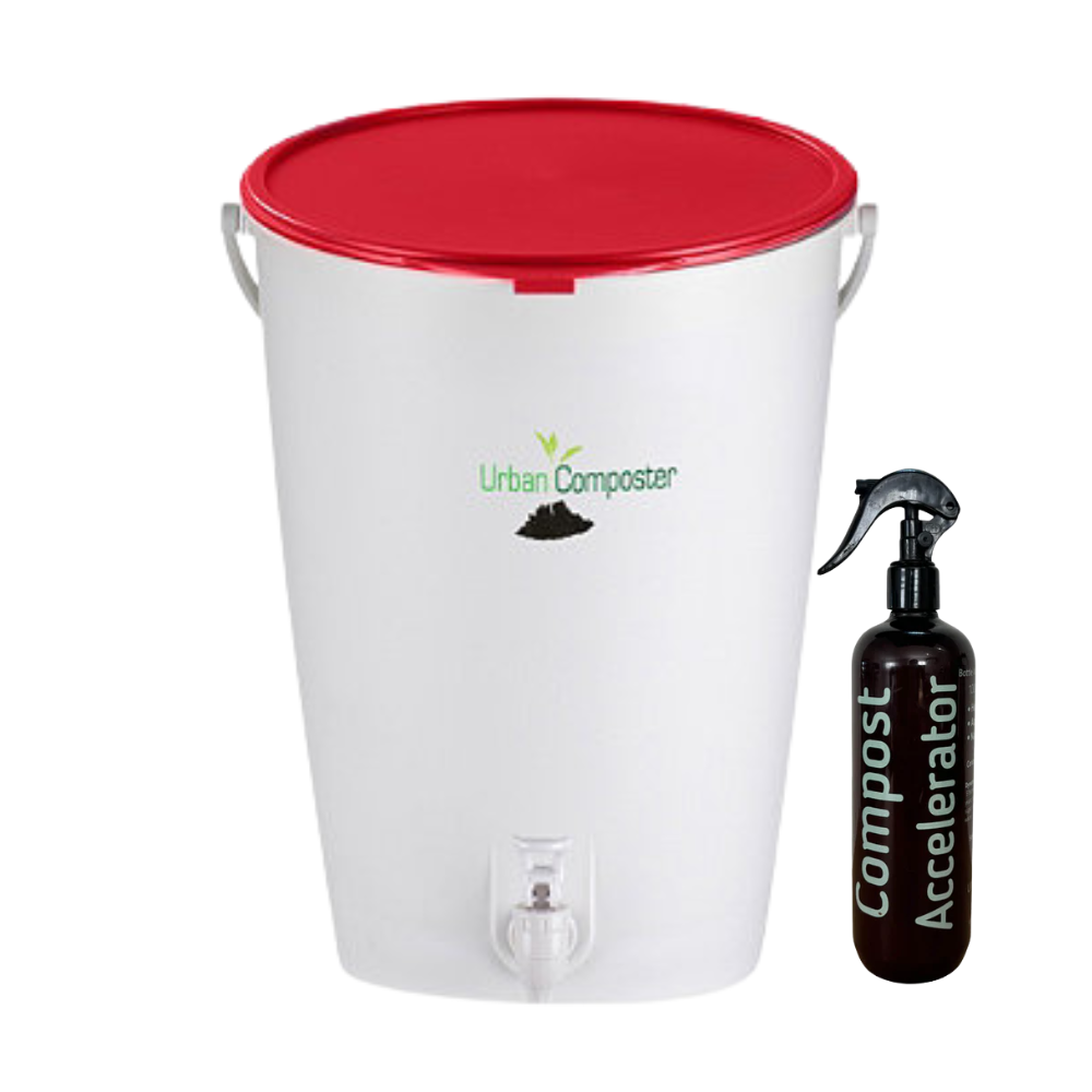 URBAN COMPOSTER 'Bucket' Beginner's Kit 15L - Chilli