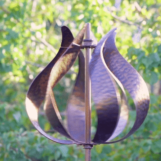 MARTHA'S VINEYARD Wind Spinner - Tulip Bronze