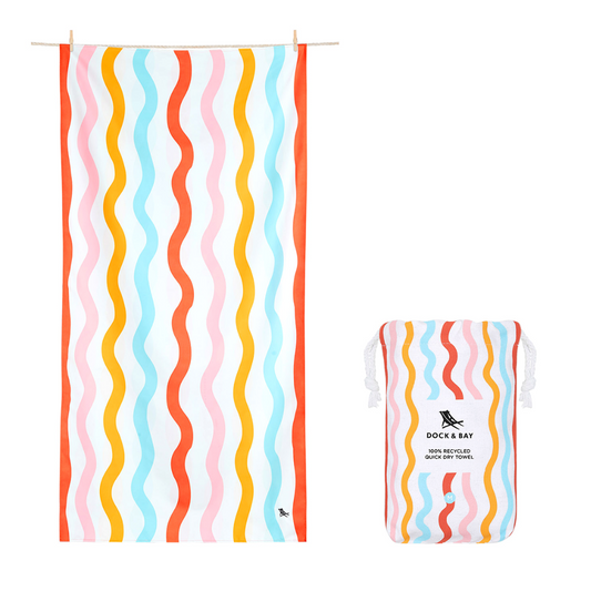 DOCK & BAY Quick-dry Beach Towel 100% Recycled - Kids Collection