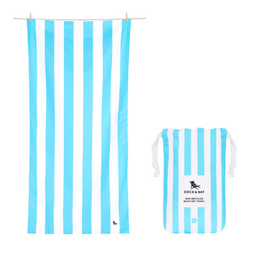 DOCK & BAY Quick-dry Beach Towel 100% Recycled - Cabana Light Collection