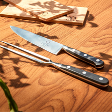 Load image into Gallery viewer, OFYR Carving Knife &amp; Fork Set