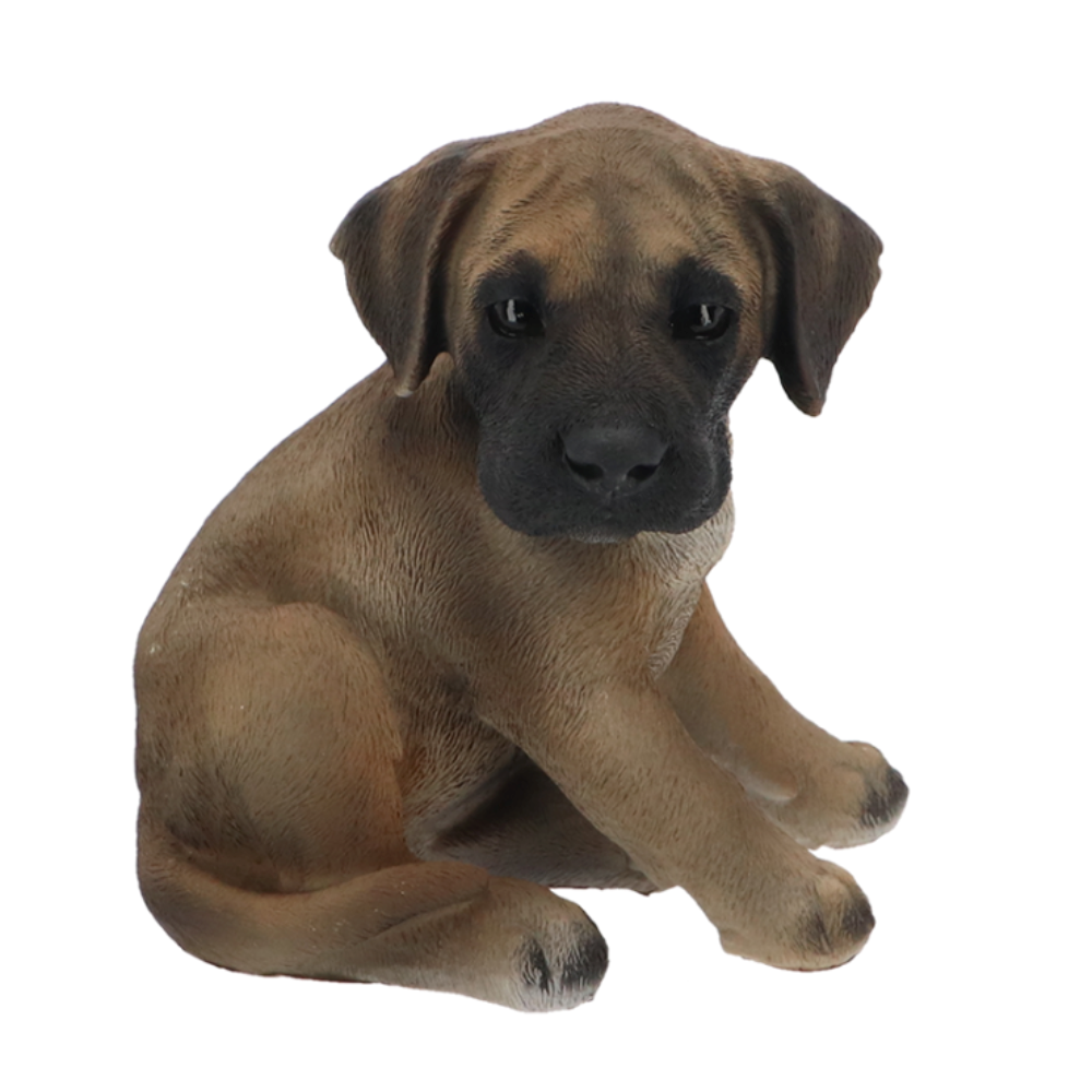 Load image into Gallery viewer, ESSCHERT DESIGN Sitting Great Dane Pup Statue