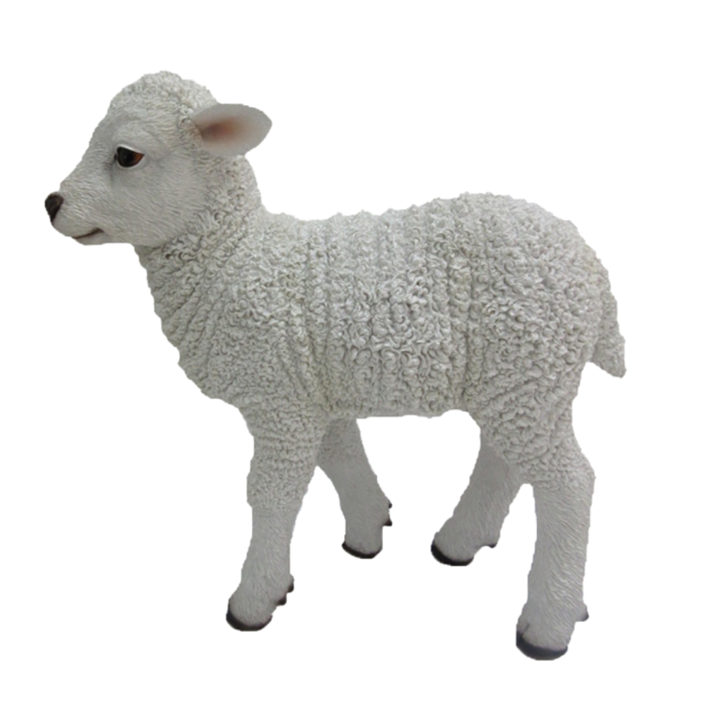 ESSCHERT DESIGN Standing Lamb Statue - Medium