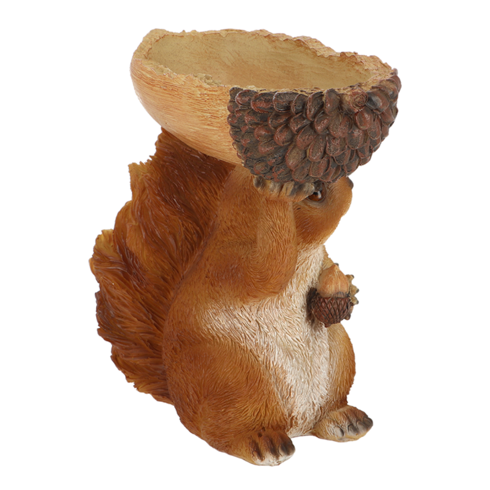 Load image into Gallery viewer, ESSCHERT DESIGN Squirrel W/ Acorn Bowl Statue