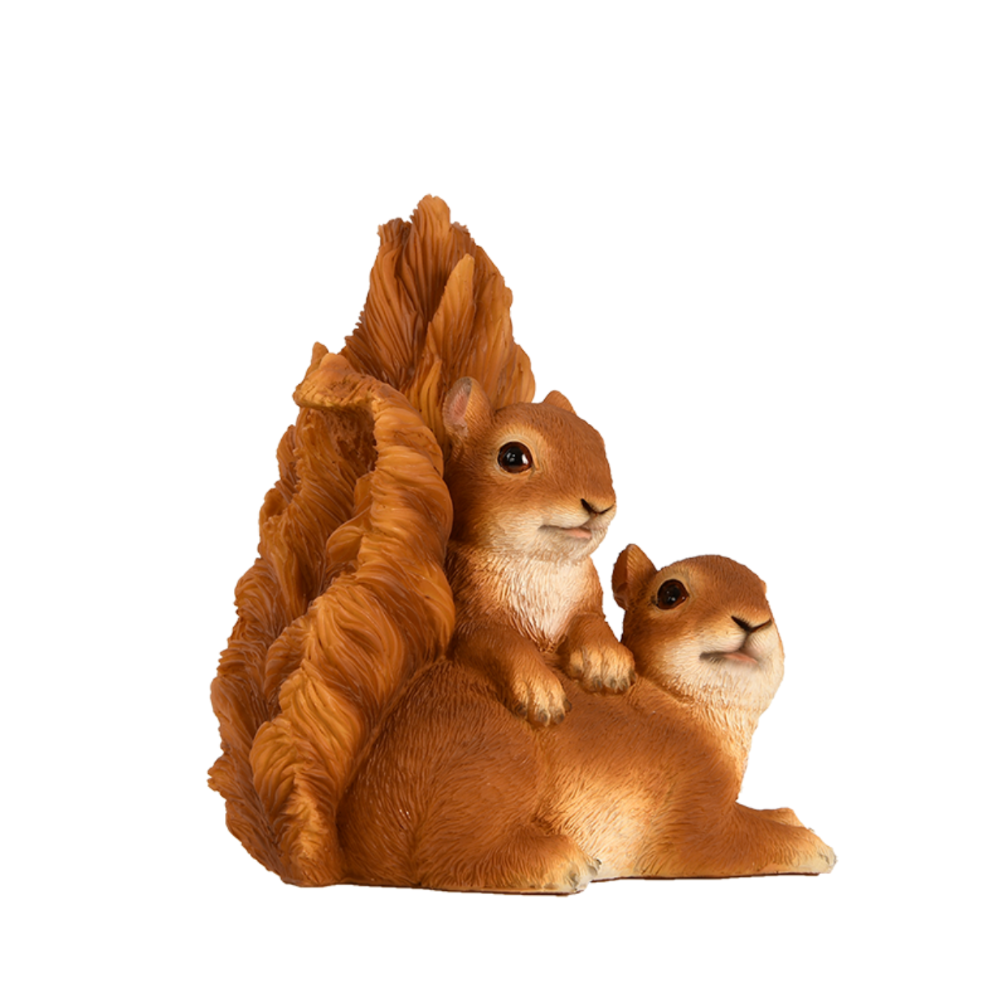 Load image into Gallery viewer, ESSCHERT DESIGN Two Squirrels Statue