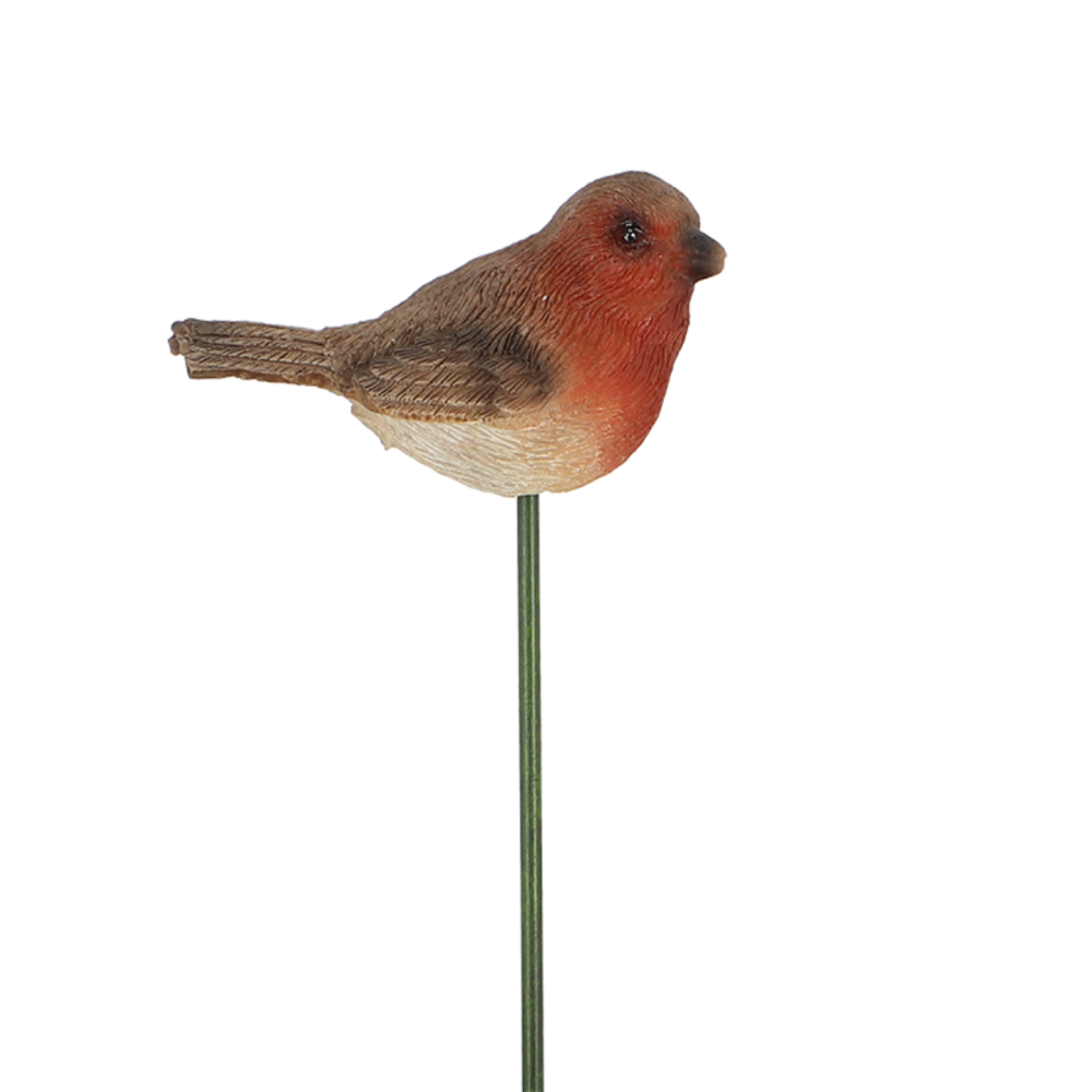 ESSCHERT DESIGN Robin Bird Decorative Garden Stake