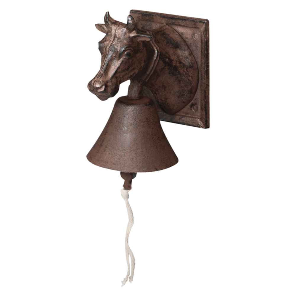 ESSCHERT DESIGN Cast Iron Door Bell - Cow