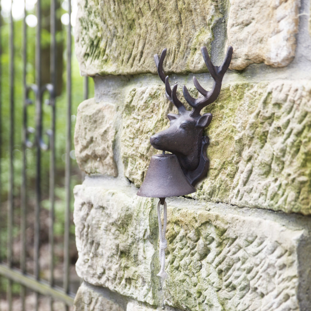 Load image into Gallery viewer, ESSCHERT DESIGN Cast Iron Door Bell - Deer