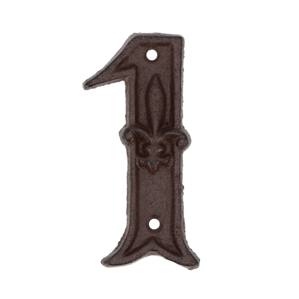 ESSCHERT DESIGN Cast Iron House Number - '1'