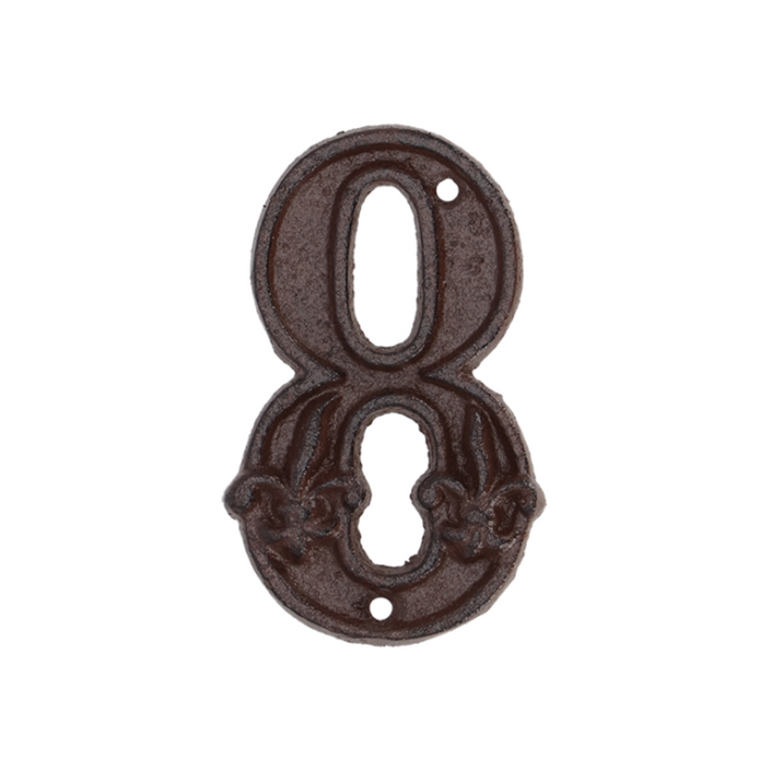 ESSCHERT DESIGN Cast Iron House Number - '8'