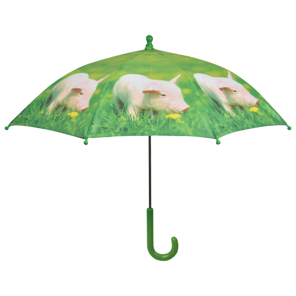 Load image into Gallery viewer, ESSCHERT DESIGN Children&#39;s &#39;Farm Animals&#39; Umbrella - Pig