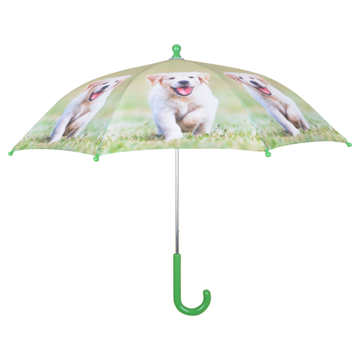 ESSCHERT DESIGN Children's 'Puppies & Kittens' Umbrella - Cream Puppy