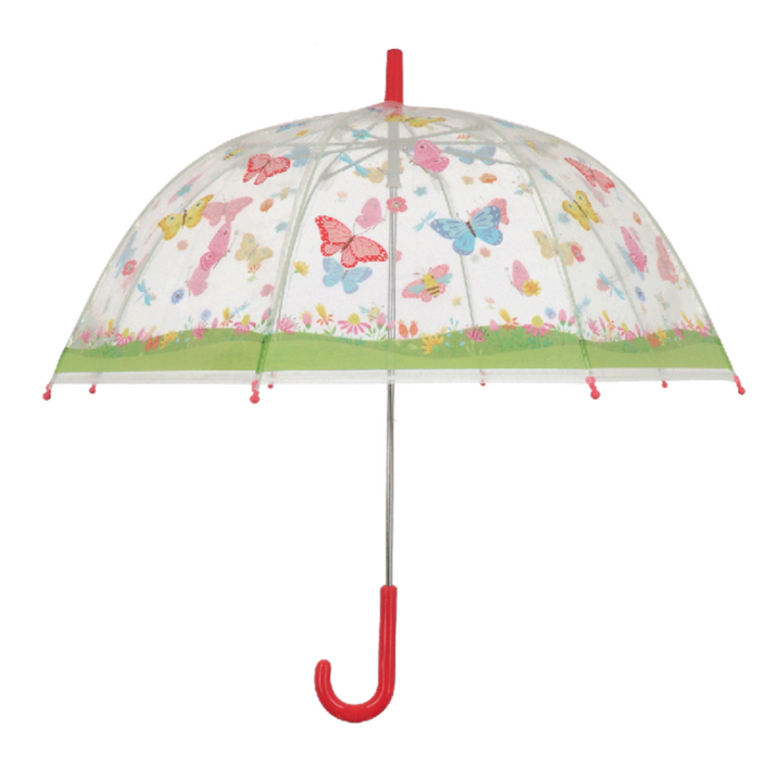 ESSCHERT DESIGN Children's Transparent Umbrella - Butterflies