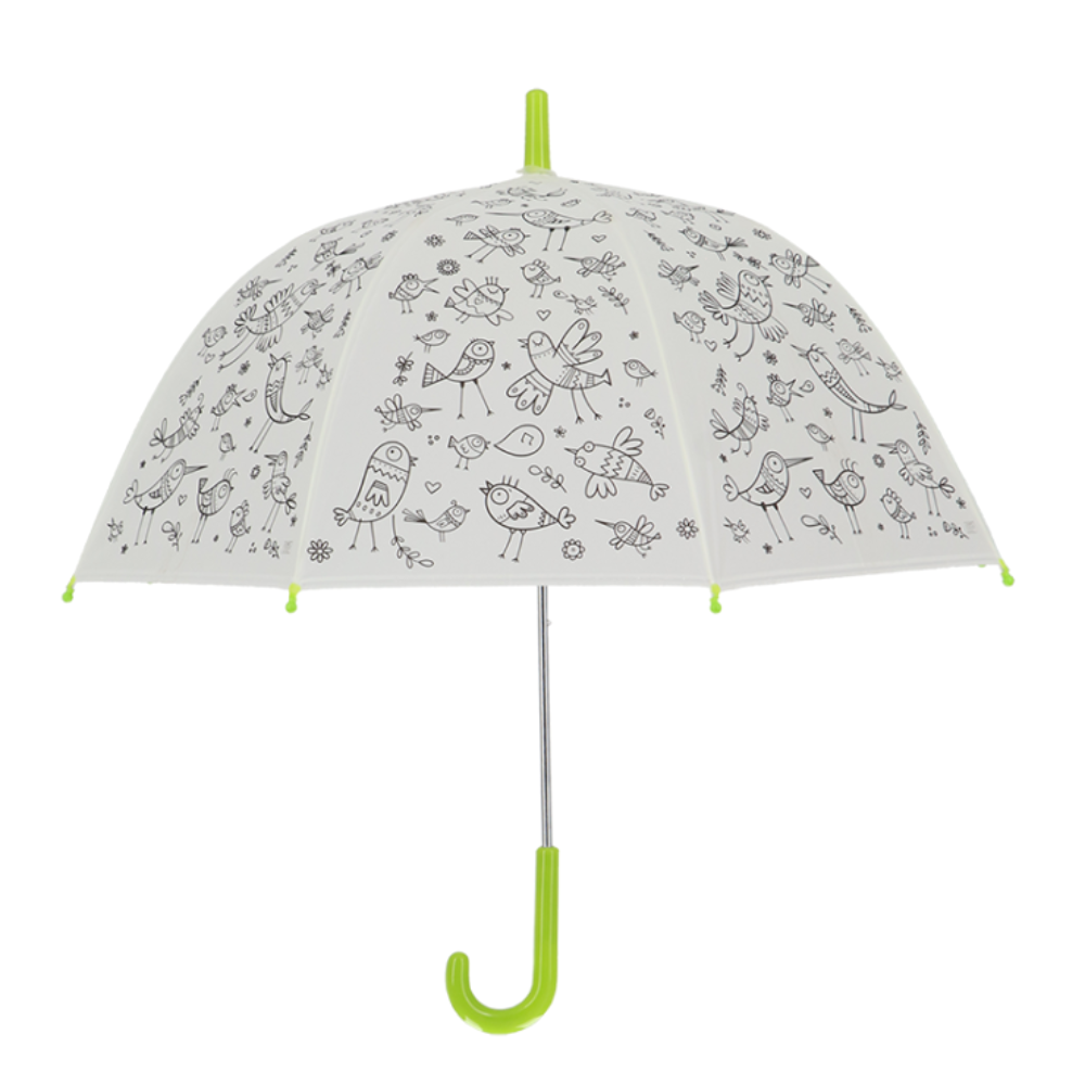 ESSCHERT DESIGN Paint It Yourself Children's Umbrella - Birds