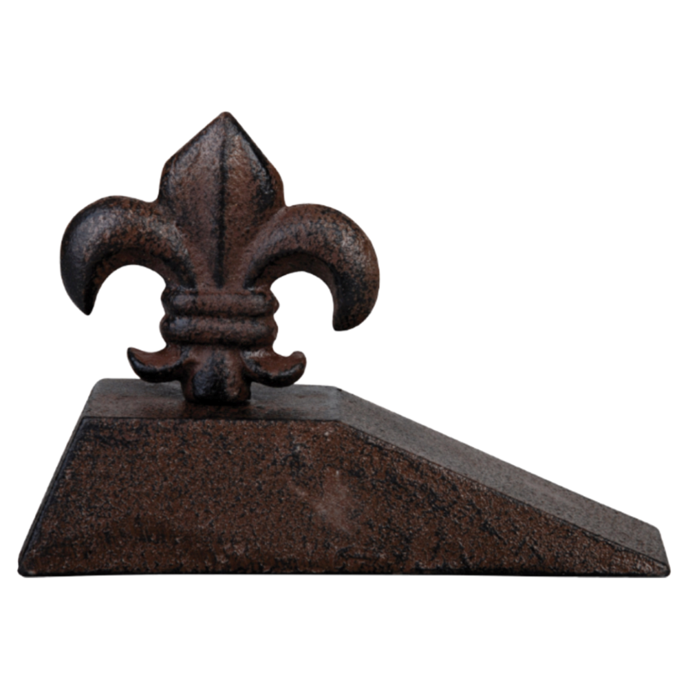 ESSCHERT DESIGN Door Wedge - Fleur-de-lis