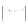 ESSCHERT DESIGN Table Clamp & Solar Lights - Black