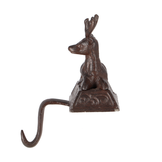ESSCHERT DESIGN Cast Iron Stocking Hanger - Deer