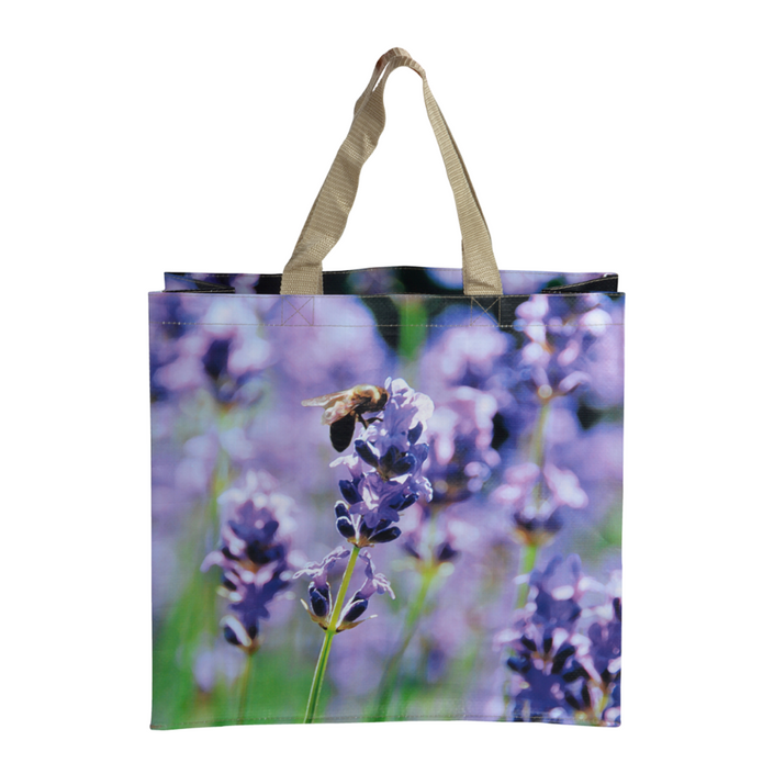 ESSCHERT DESIGN 'Nature Print' Shopping Bag - Lavender