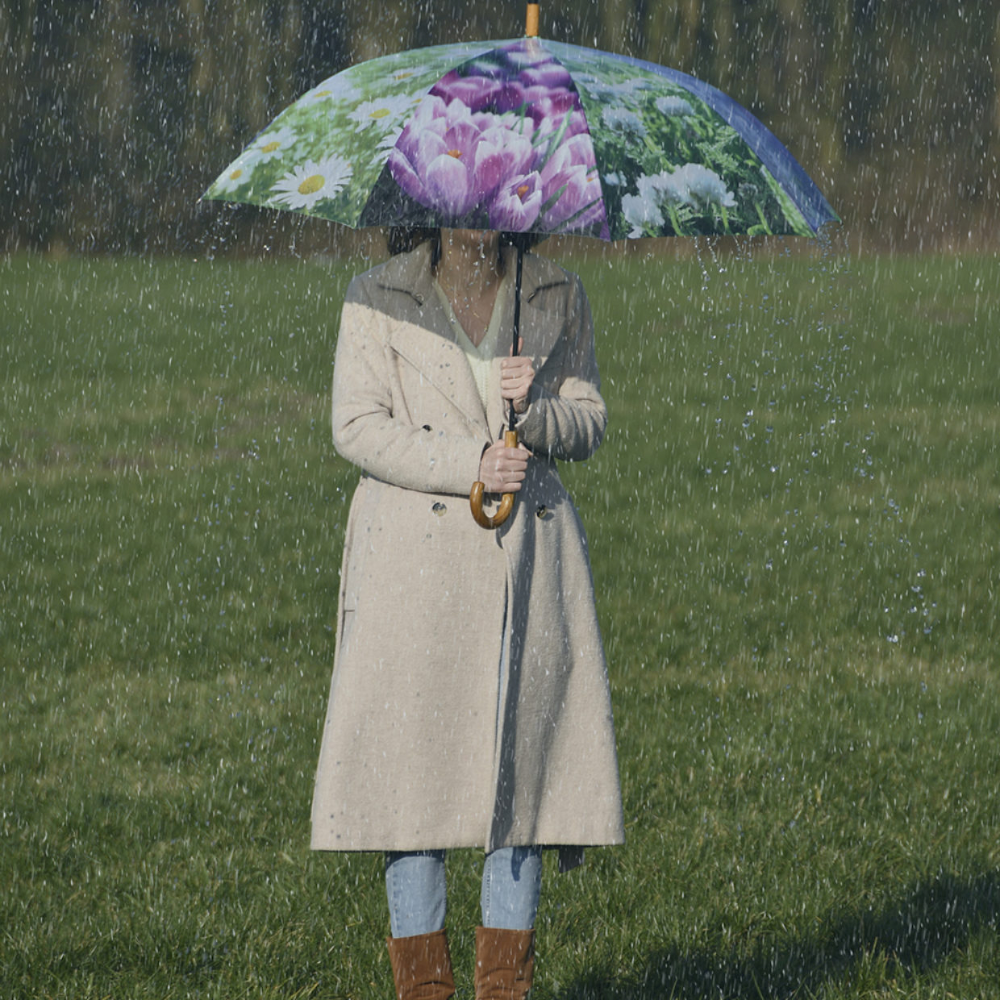 Load image into Gallery viewer, ESSCHERT DESIGN Umbrella - Flowers