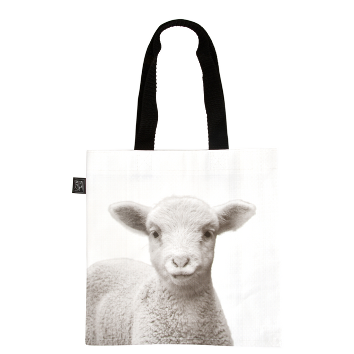 ESSCHERT DESIGN Small Monochrome Shopping Bag - Lamb