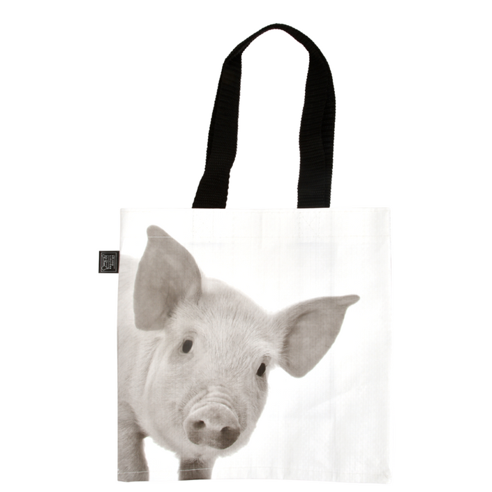 ESSCHERT DESIGN Small Monochrome Shopping Bag - Piglet