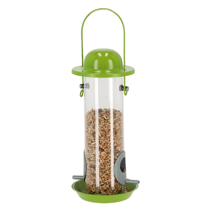 ESSCHERT DESIGN 'Nature Shades' Silo Bird Feeder - Green