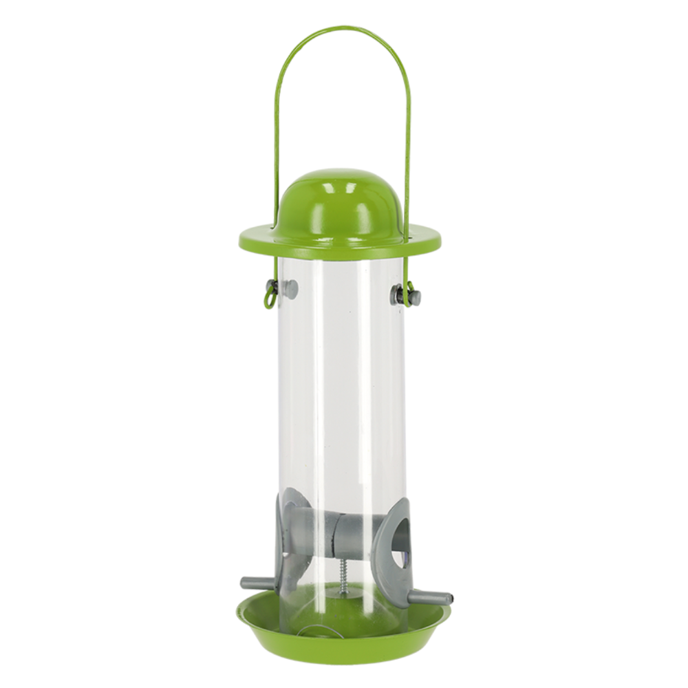 Load image into Gallery viewer, ESSCHERT DESIGN &#39;Nature Shades&#39; Silo Bird Feeder - Green