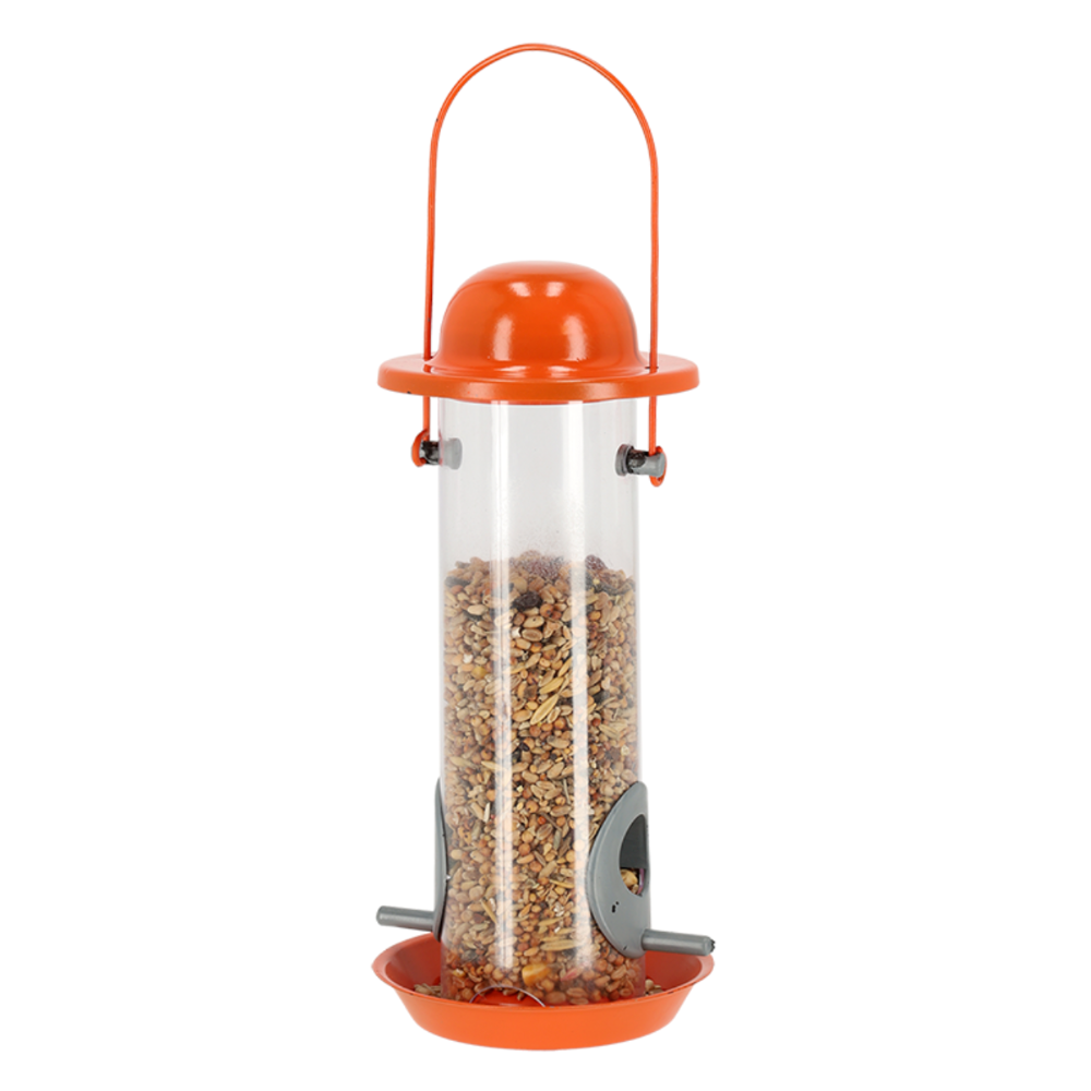 Load image into Gallery viewer, ESSCHERT DESIGN &#39;Nature Shades&#39; Silo Bird Feeder - Orange