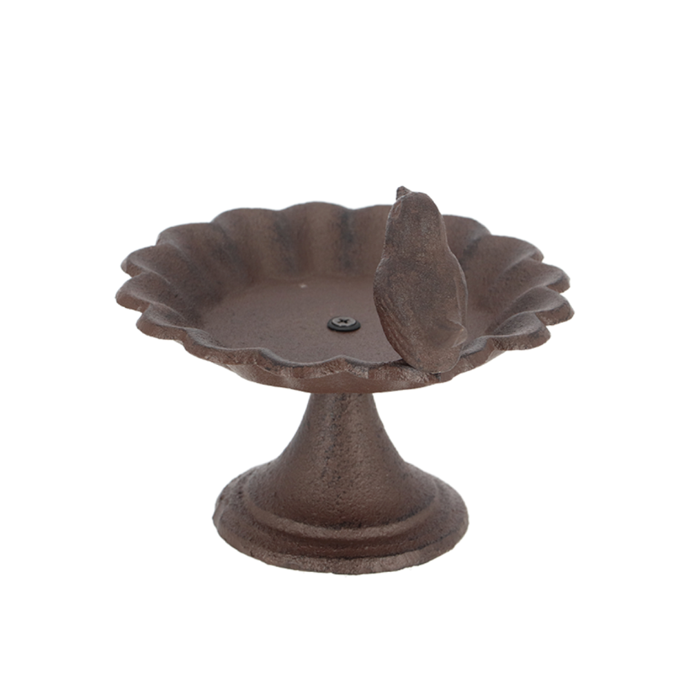 Load image into Gallery viewer, ESSCHERT DESIGN Cast Iron Bird Bath On Stand