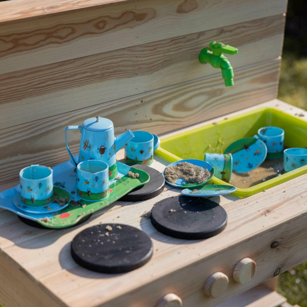 Load image into Gallery viewer, ESSCHERT DESIGN Children&#39;s Mud Kitchen Coffee Set