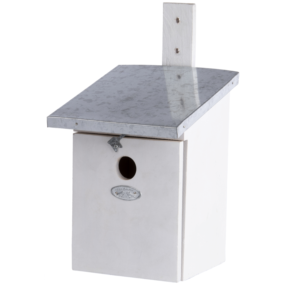 ESSCHERT DESIGN Great Tit Nesting Box White