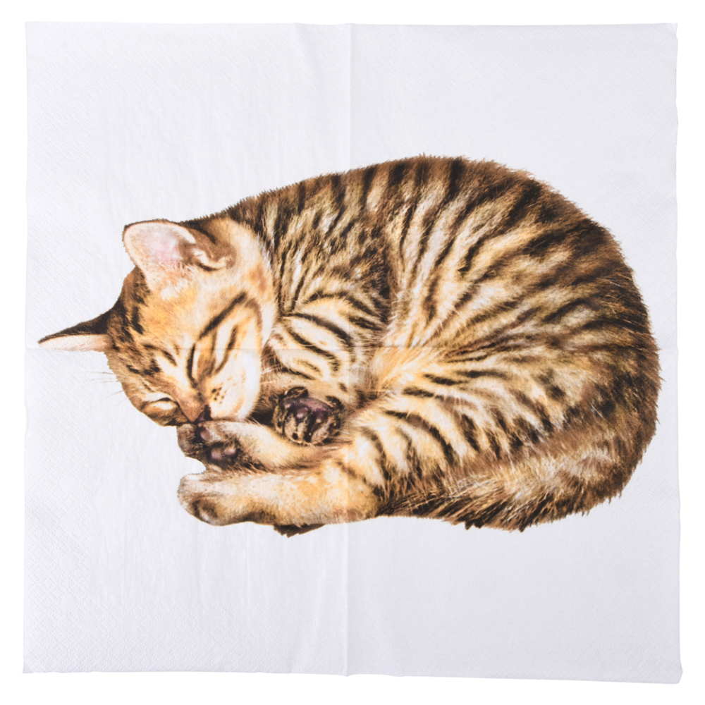 ESSCHERT DESIGN Paper Napkins 20pk - Cat