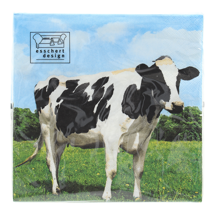 ESSCHERT DESIGN Paper Napkins 20pk - Cow