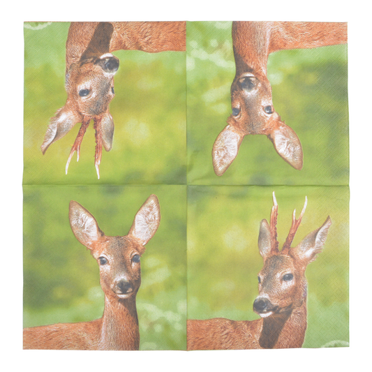 ESSCHERT DESIGN Paper Napkins Large 20pk - Deer