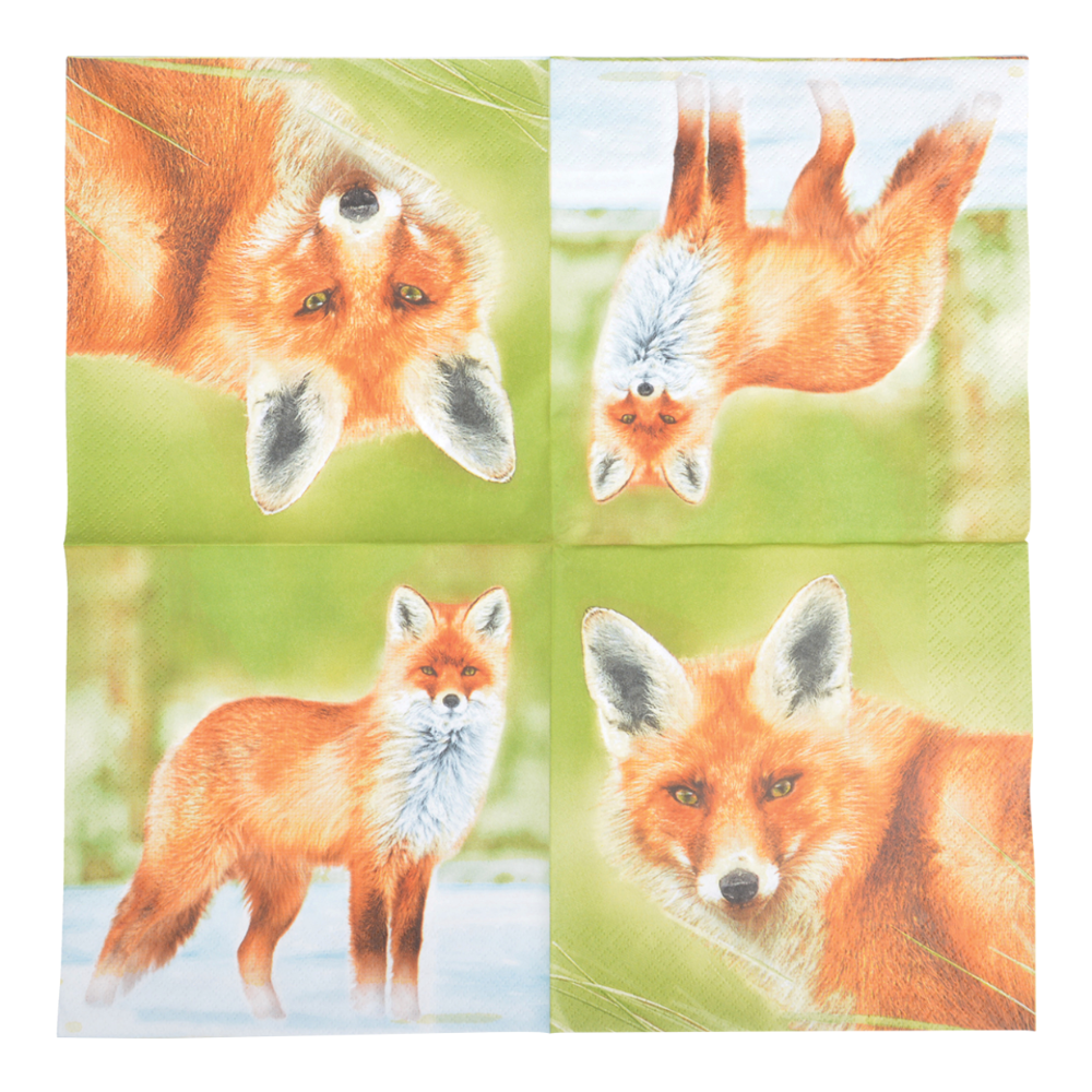 Load image into Gallery viewer, ESSCHERT DESIGN Paper Napkins 20pk - Fox