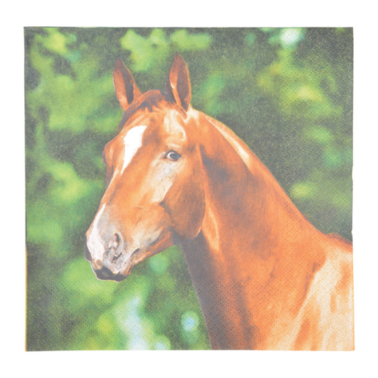 ESSCHERT DESIGN Paper Napkins Large 20pk - Horse