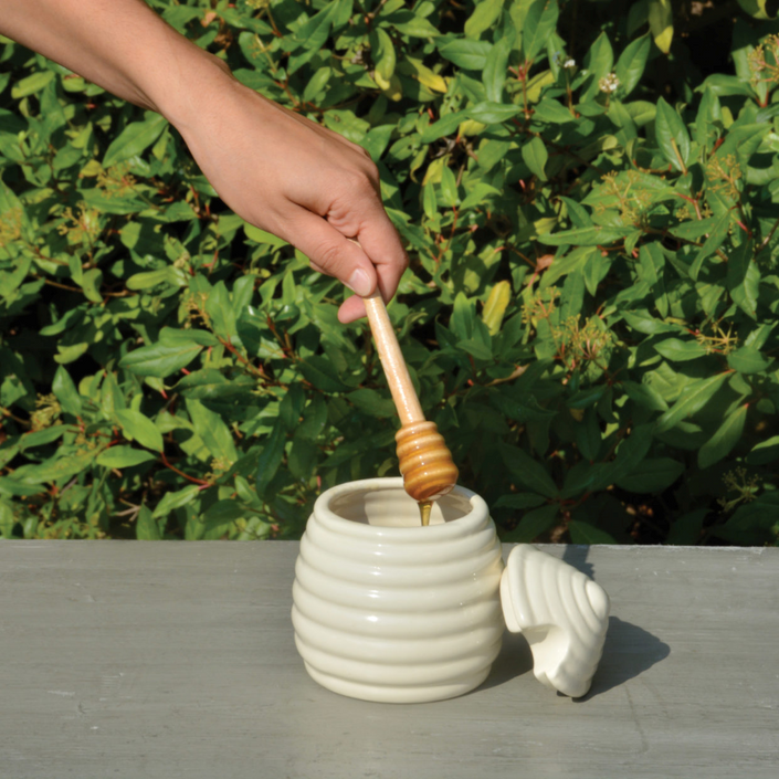 ESSCHERT DESIGN Honey Pot w/ Honey Dipper