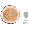 ESSCHERT DESIGN Paper Coasters 10pk - Tree