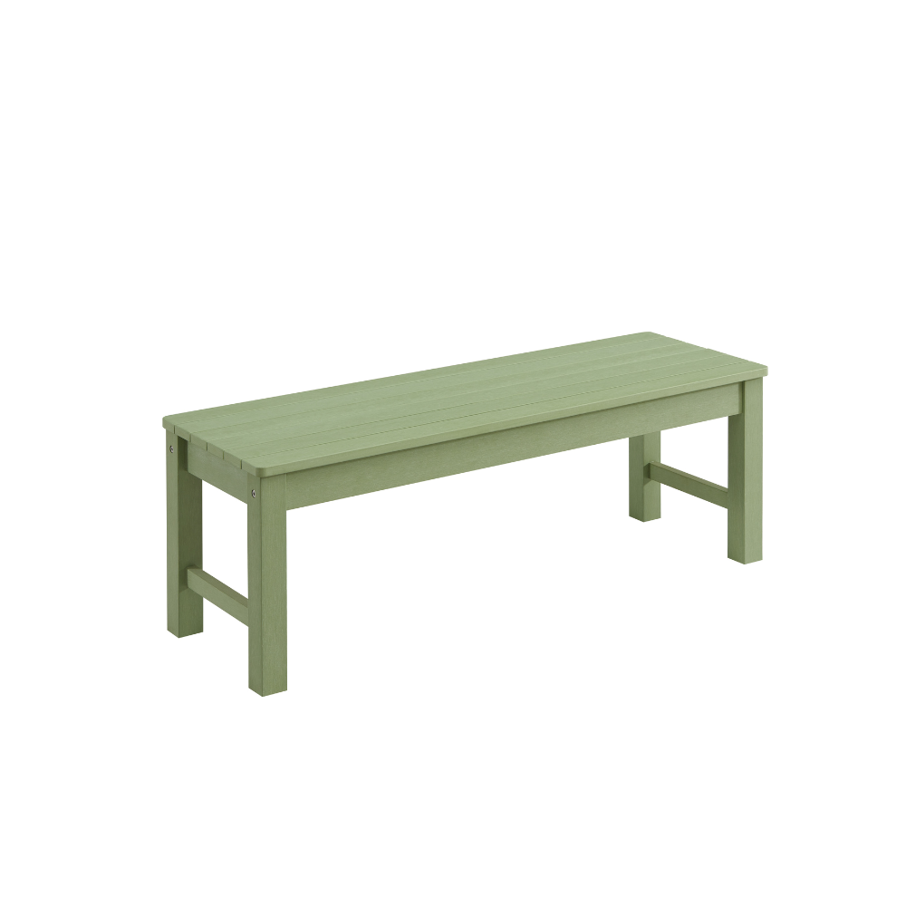 WINAWOOD 2 Seater Backless Bench Seat - 1220mm - Duck Egg Green