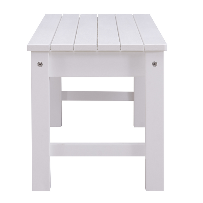 WINAWOOD 2 Seater Backless Bench Seat - 1220mm - White