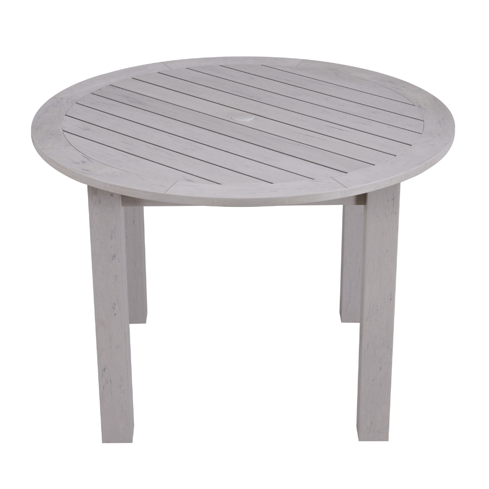 WINAWOOD Round Dining Table - 1100mm - Stone Grey