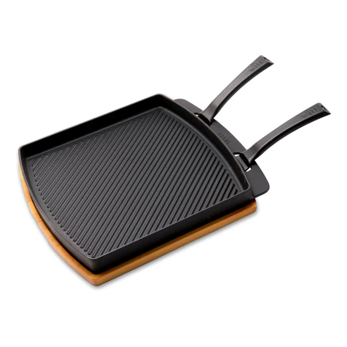 WITT Pizza Cast Iron 2 Sided Roasting & Cooking Pan