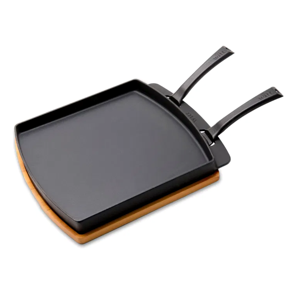 Load image into Gallery viewer, WITT Pizza Cast Iron 2 Sided Roasting &amp; Cooking Pan