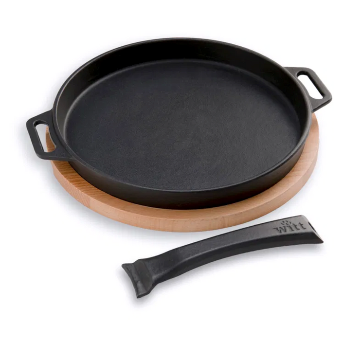 WITT Pizza Cast Iron Round Cooking Pan